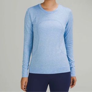 swiftly Relaxed Long Sleeve. BNIL/WHT (size 14 in lulu)